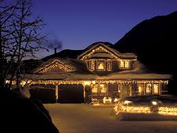 Christmas Roof Outline Lighting Installation