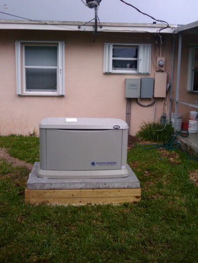 Jose the generator installer. Here is one of my generator installation in central Miami Florida
