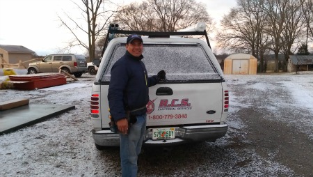 Jose the generator technician. Here I am getting ready to install a generator in Birmingham Alabama