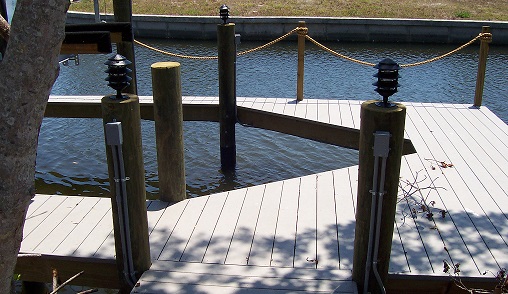 punta gorda boat dock lighting