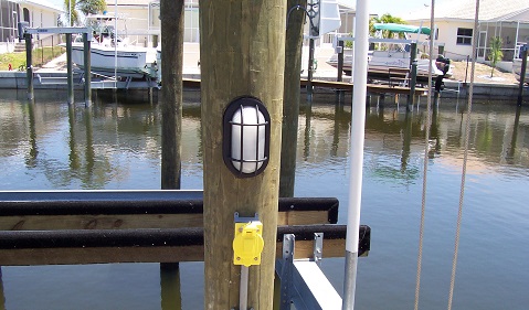 punta gorda boat dock shore power