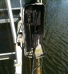 Jacksonville Beach florida dangerous boat dock wiring
